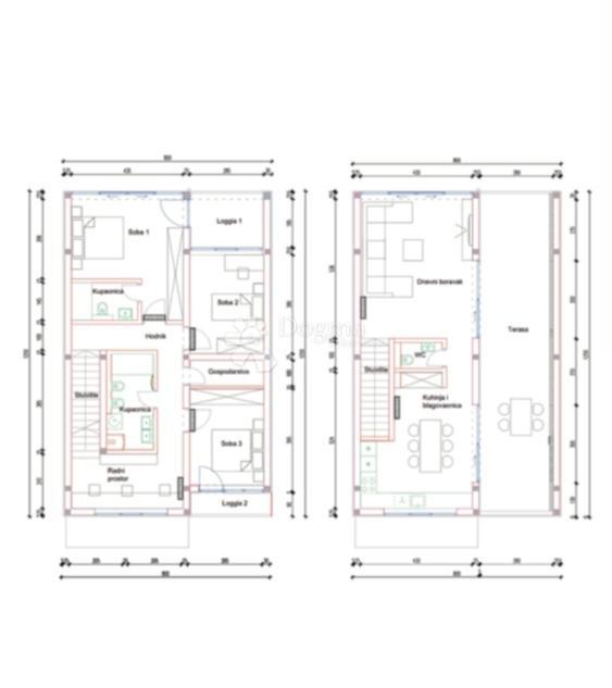 Allogio Antunovac, Virovitica, 102,86m2