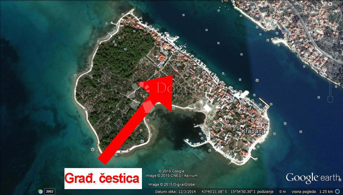 Terreno edificabile Krapanj, Šibenik - Okolica, 406m2