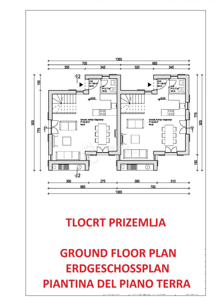 Terreno edificabile Krapanj, Šibenik - Okolica, 406m2