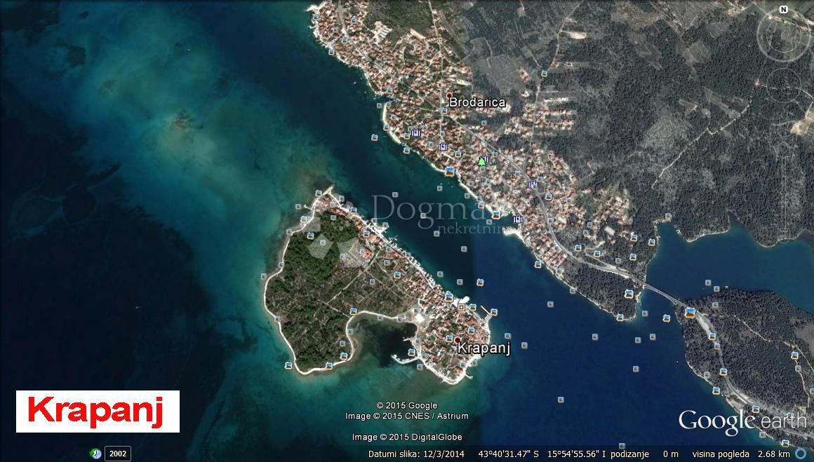 Terreno edificabile Krapanj, Šibenik - Okolica, 406m2