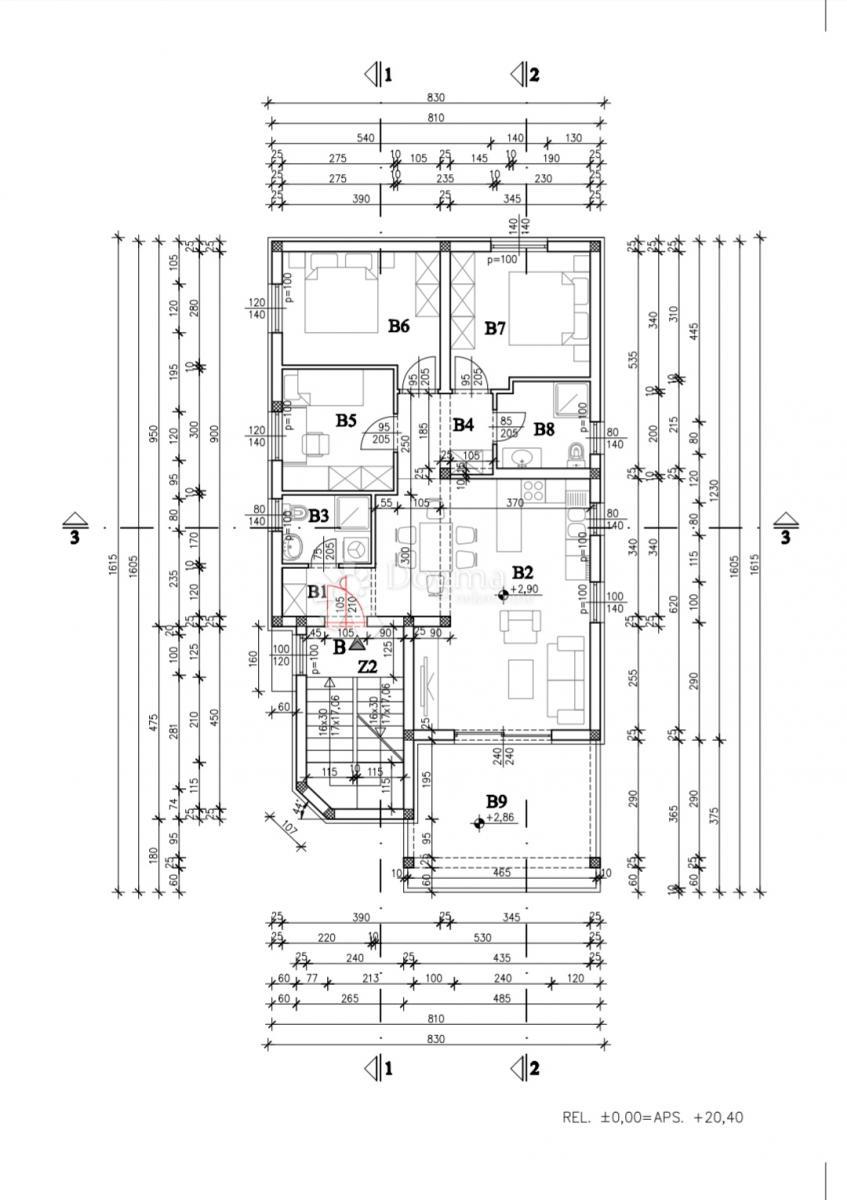 Allogio Medulin, 80m2