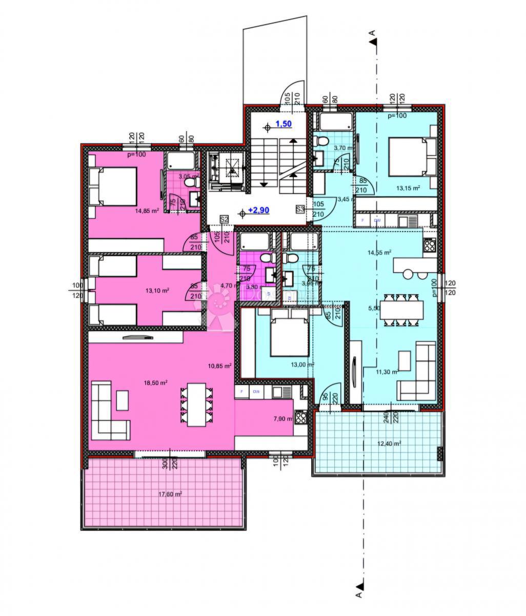 Allogio Makarska, 89,96m2