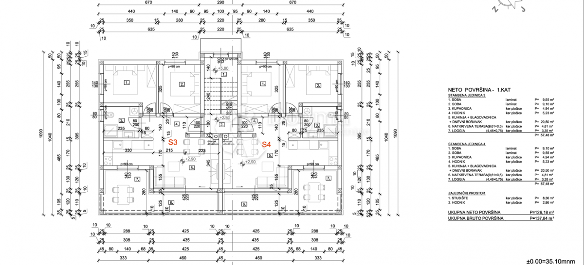 Novi Vinodolski, dintorni, appartamento con vista