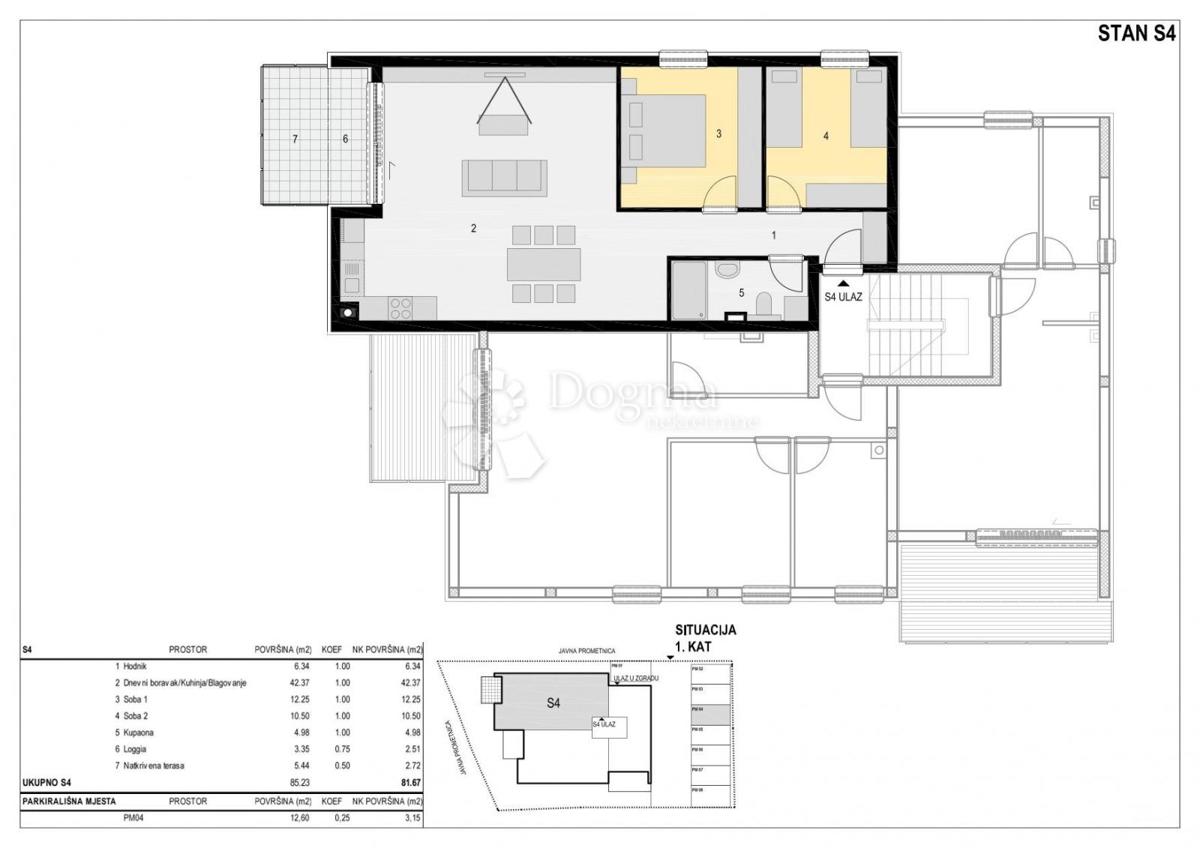 Allogio Mandre, Kolan, 89m2