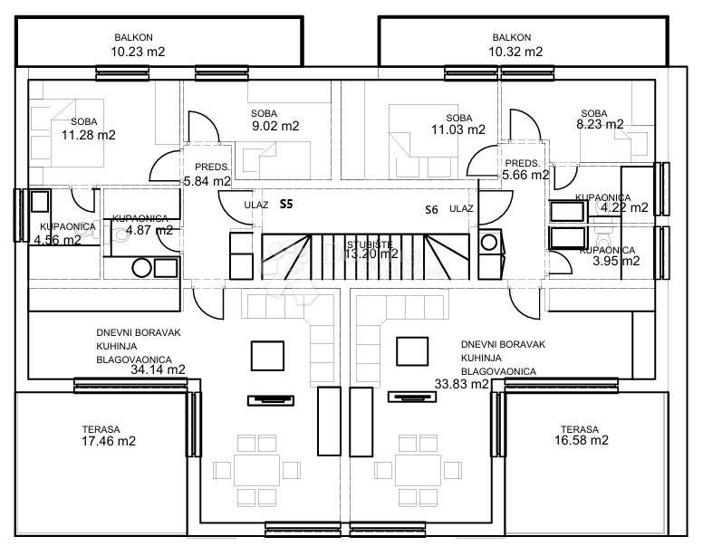 Allogio Pakoštane, 115,70m2
