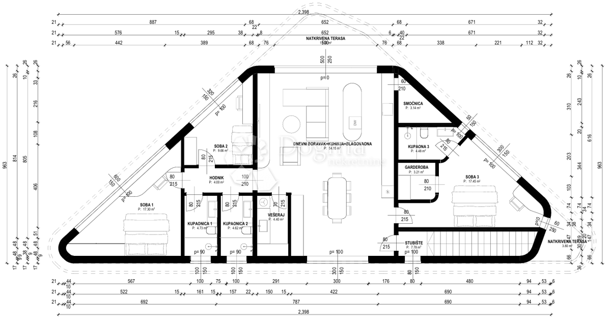 Allogio Vodnjan, 123,46m2