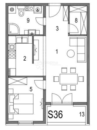 Allogio Klinča Sela, 53,31m2