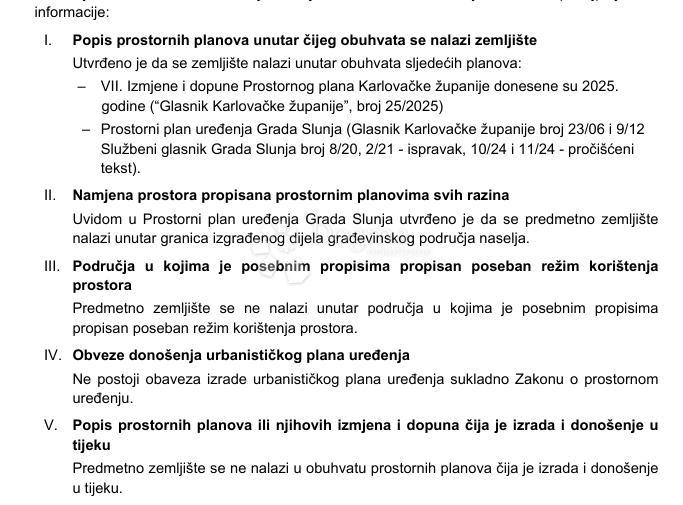 Terreno edificabile Cvijanović Brdo, Slunj, 314.494m2