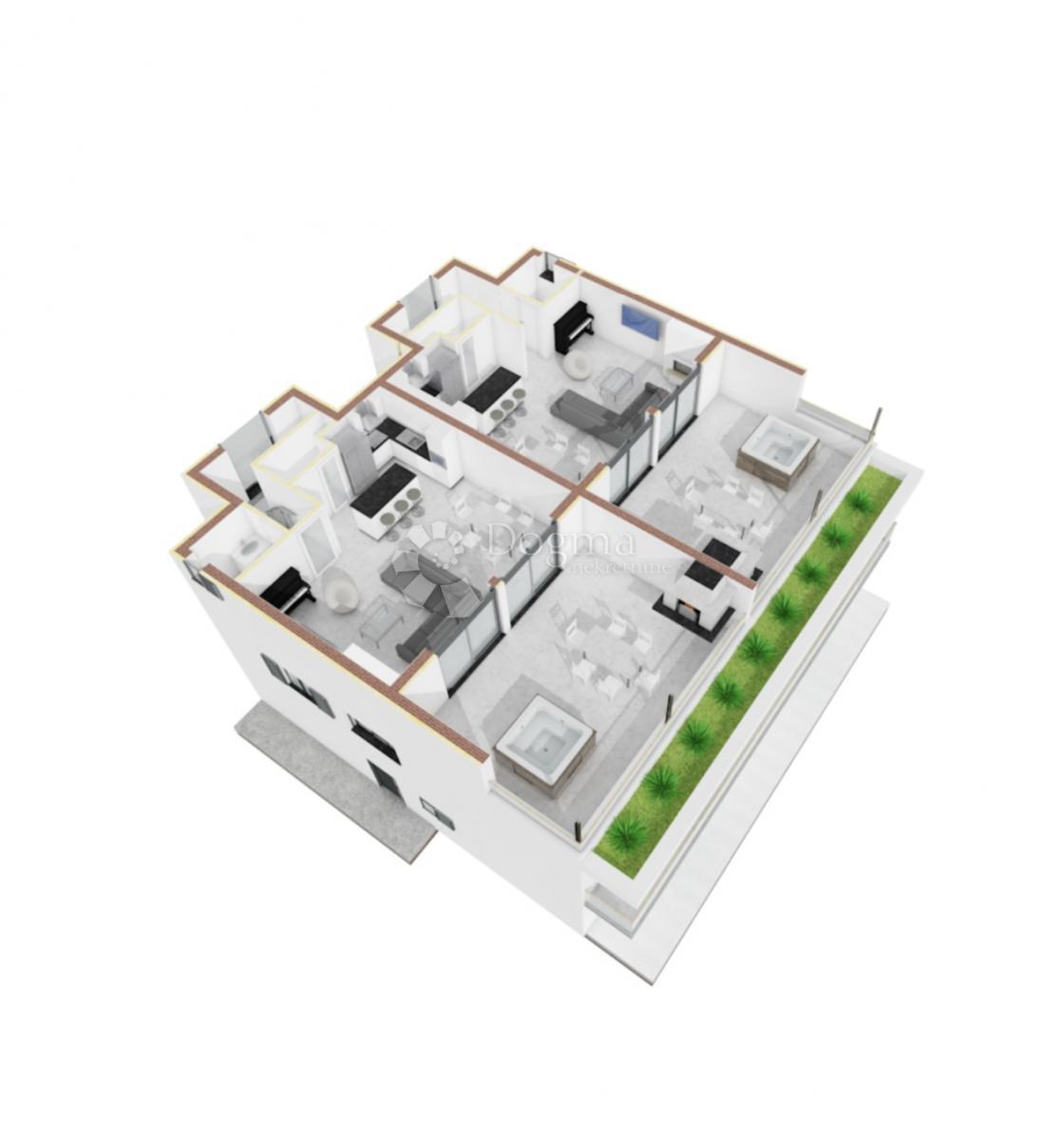 Allogio Crnica, Šibenik, 166,34m2