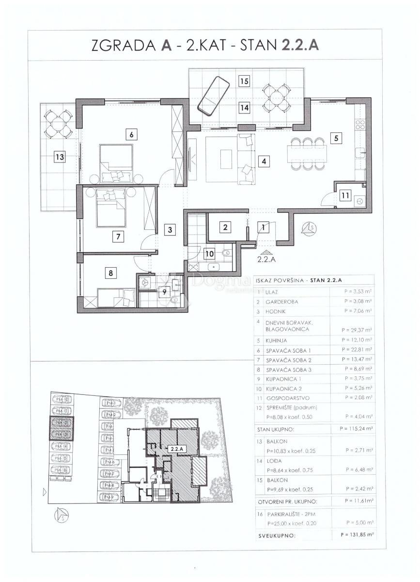Allogio Vabriga, Tar-Vabriga, Vabriga, Tar, 58,18m2