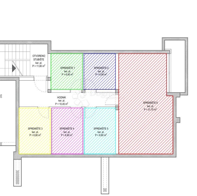 Allogio Diklo, Zadar, 120,34m2