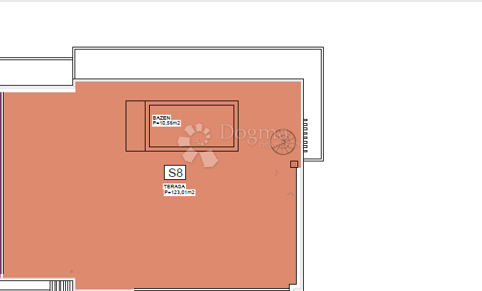 PENTHOUSE AL 2° PIANO – AMPIO TERRAZZO, TERRAZZA SUL TETTO CON PISCINA, 2 POSTI AUTO, 50 M DAL MARE – VODICE