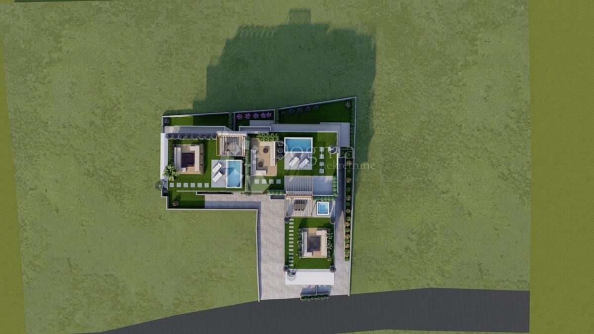 PENTHOUSE AL 2° PIANO – AMPIO TERRAZZO, TERRAZZA SUL TETTO CON PISCINA, 2 POSTI AUTO, 50 M DAL MARE – VODICE