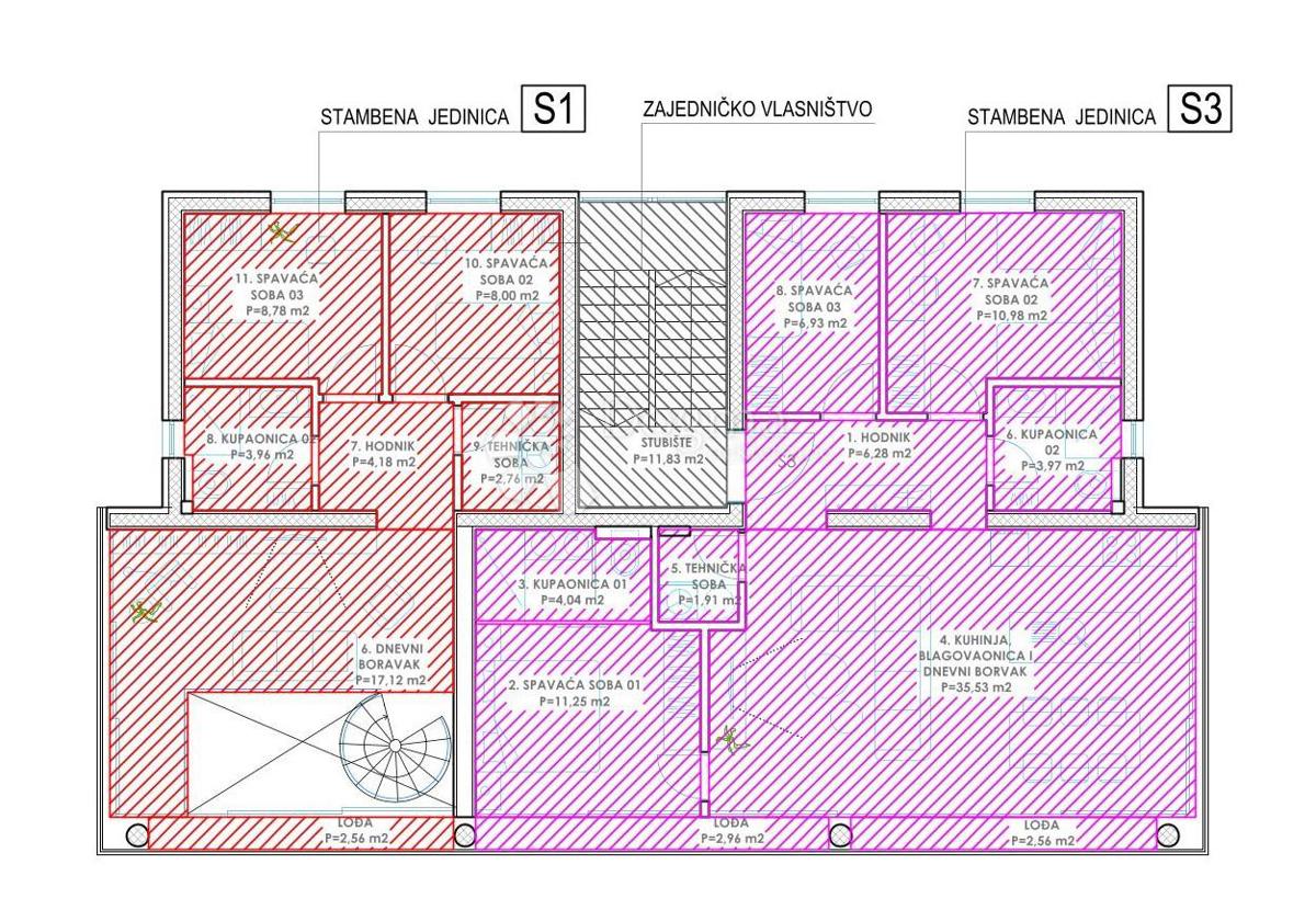 Allogio Diklo, Zadar, 134,10m2