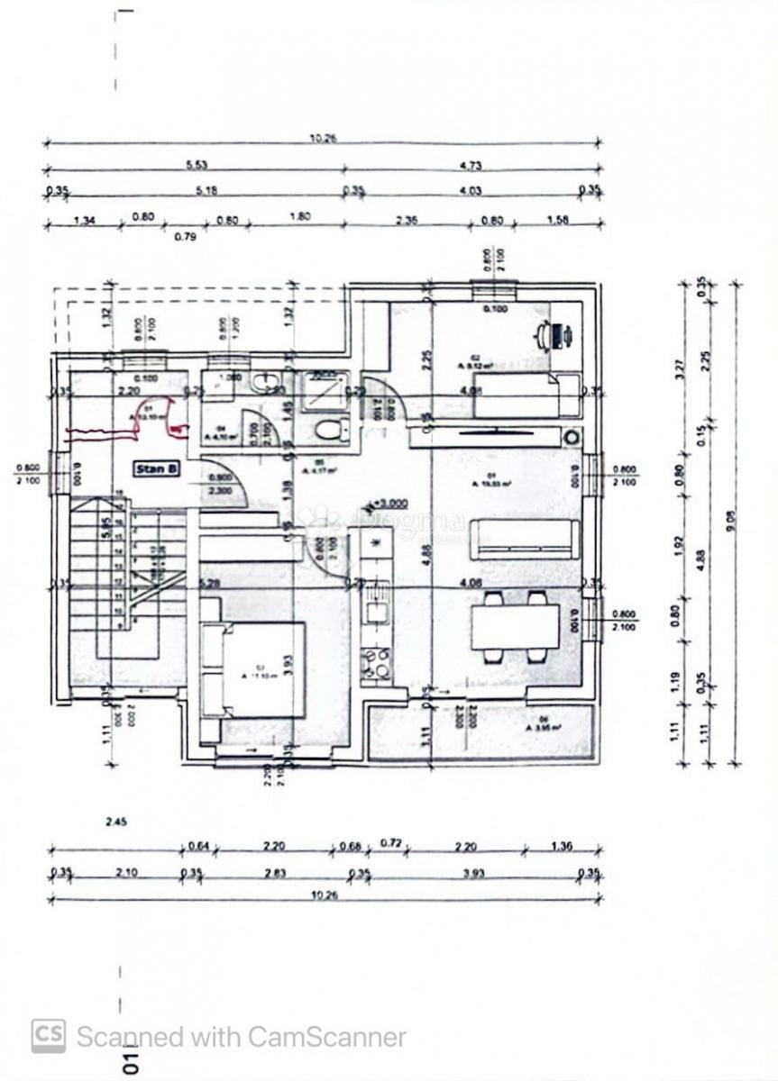 Allogio Šijana, Pula, 44,02m2