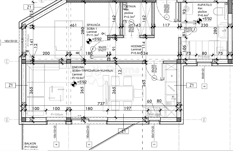 Allogio Drvenik, Gradac, 48,90m2
