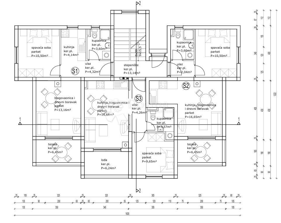 Allogio Pakoštane, 41,70m2