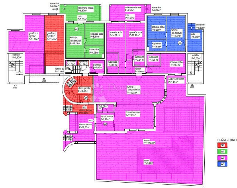Appartamento Zaton, Nin, 540,75m2