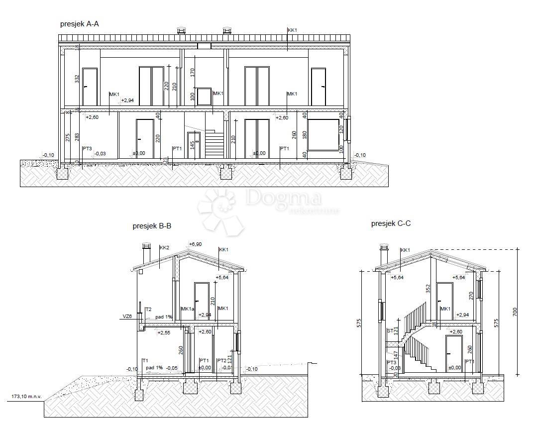 DINTORNI DI BUIE, VILLA ISTRIANA CON PISCINA, BELLISSIMA VISTA