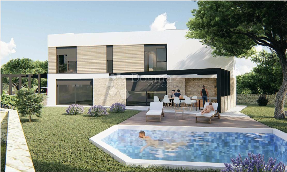 Terreno con permesso di costruire per una casa con piscina a 10 km dal mare