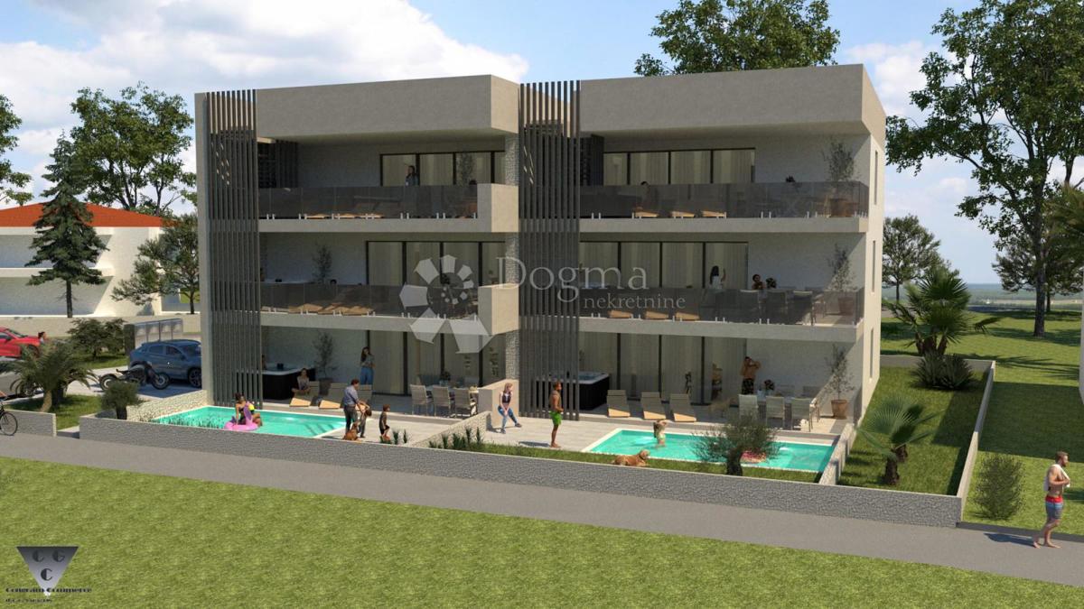 Appartamento Ljubač, Ražanac, 102,17m2