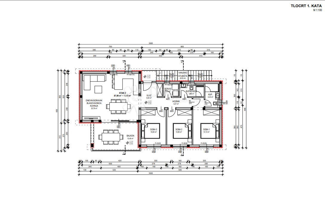 Terreno edificabile Crikvenica, 1.127m2