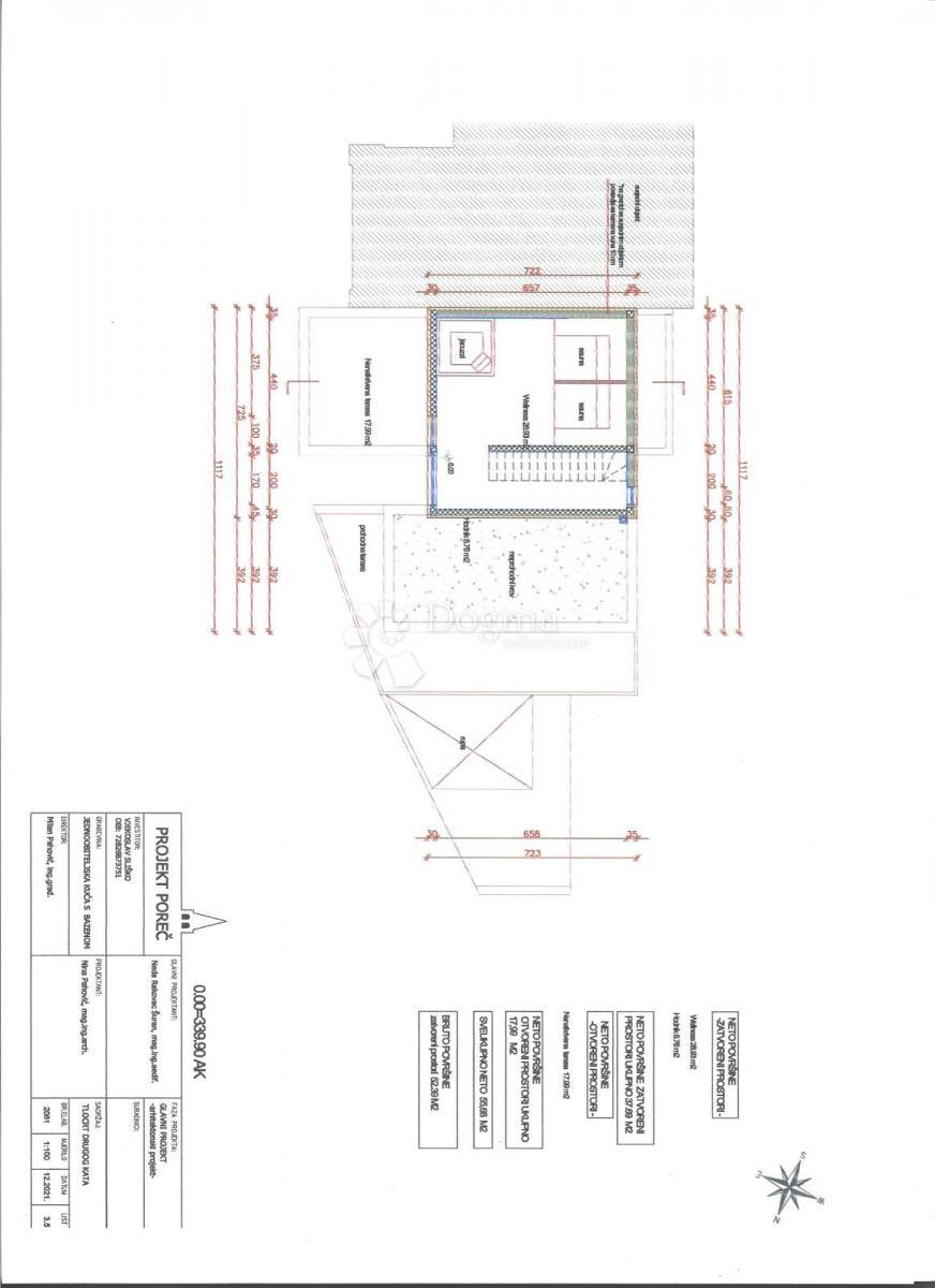 Terreno edificabile Višnjan, 564m2