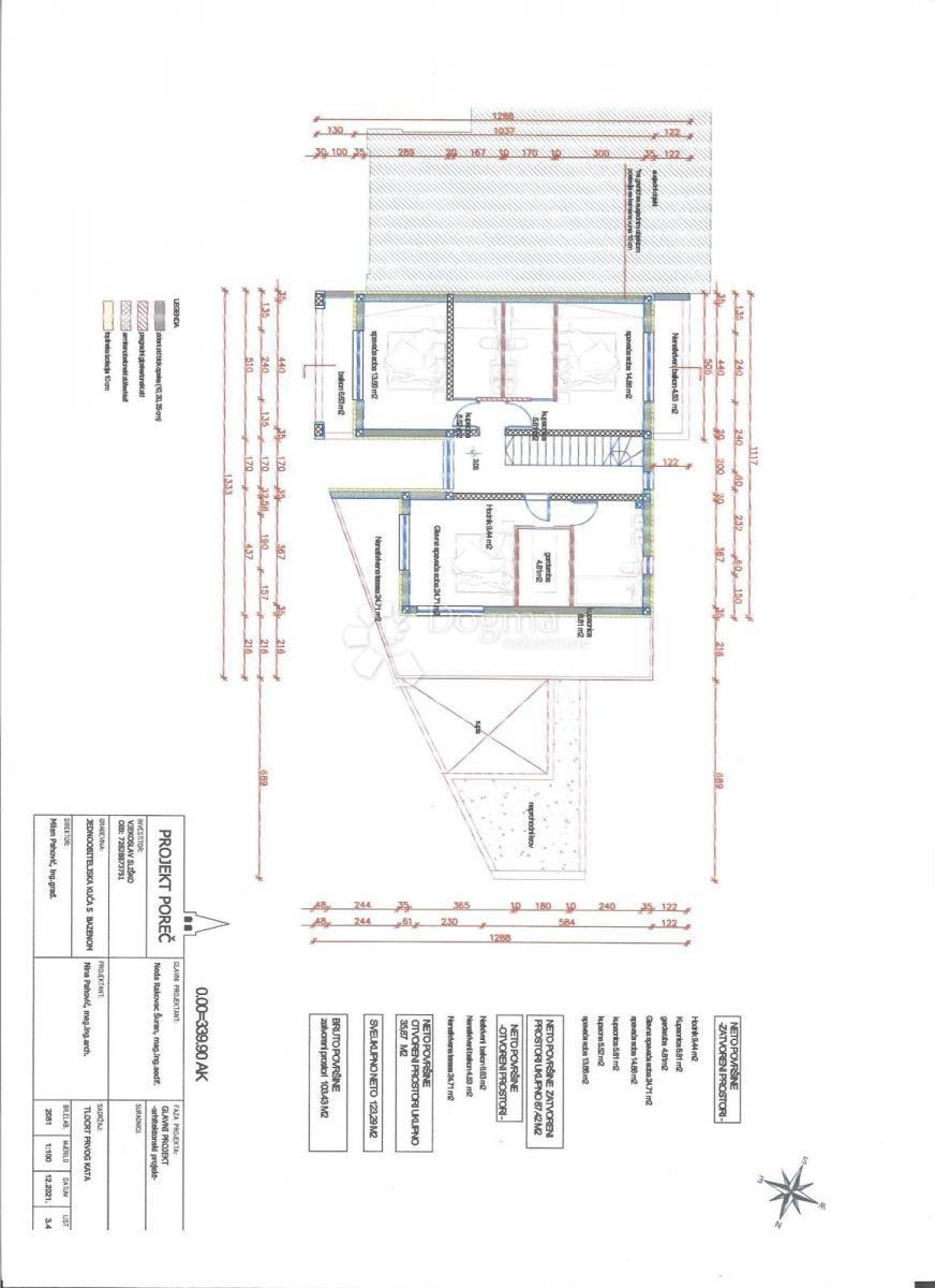 Terreno edificabile Višnjan, 564m2