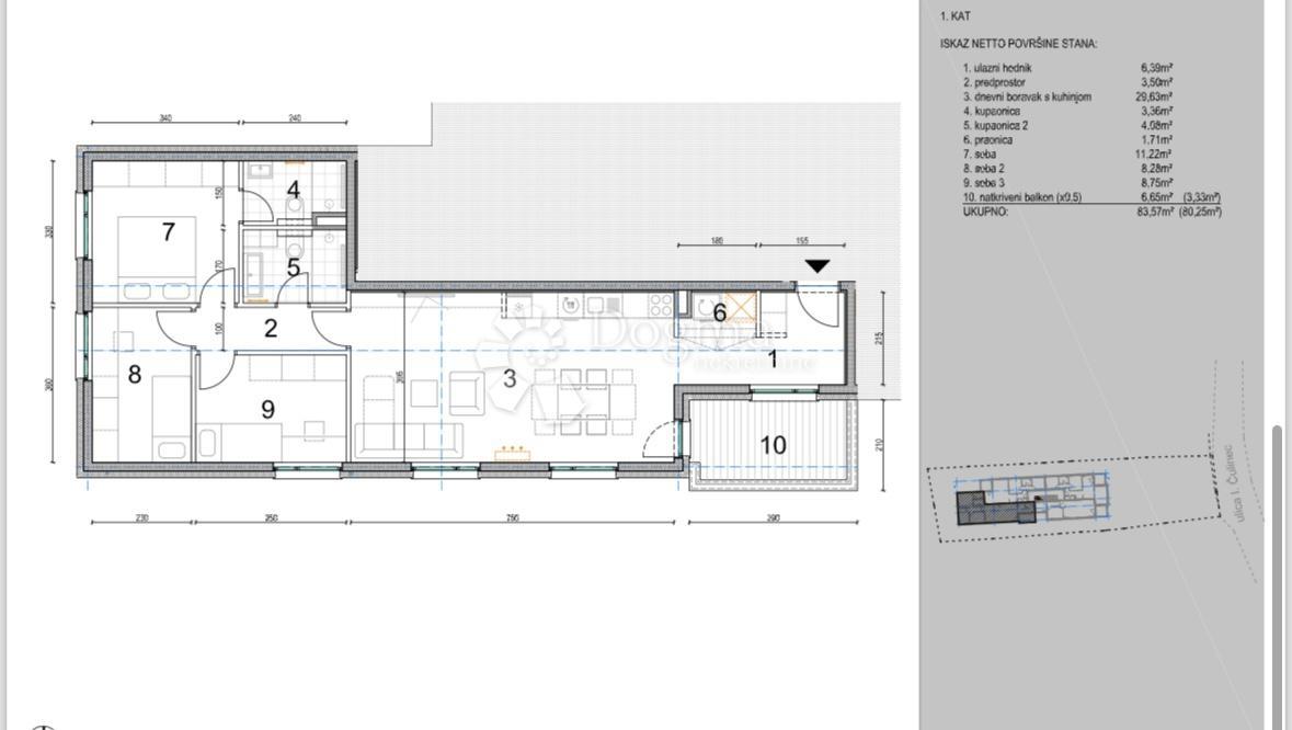 Allogio Donja Dubrava, 56,43m2
