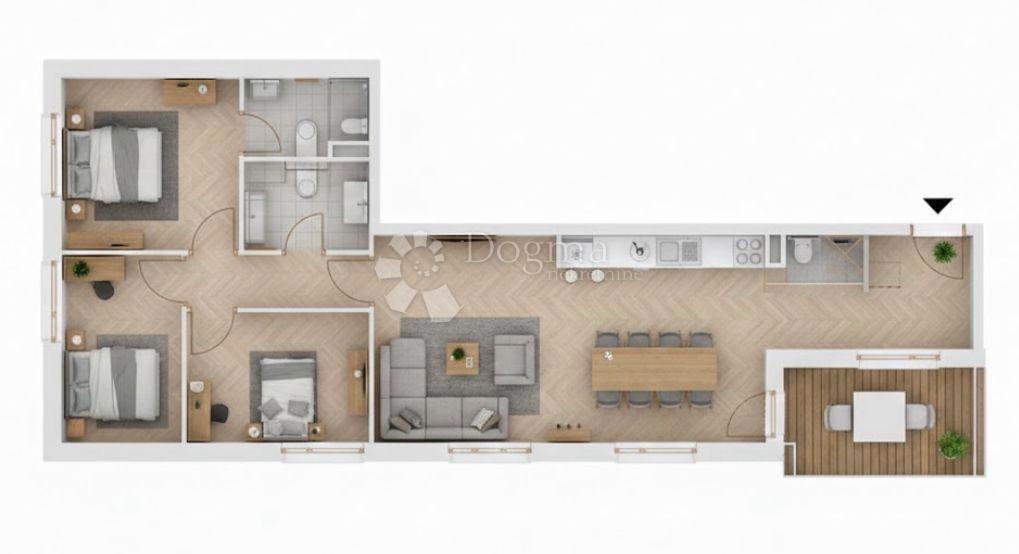 Allogio Donja Dubrava, 56,43m2