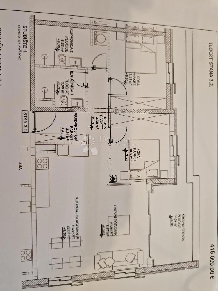 Appartamento Cres, 101,36m2