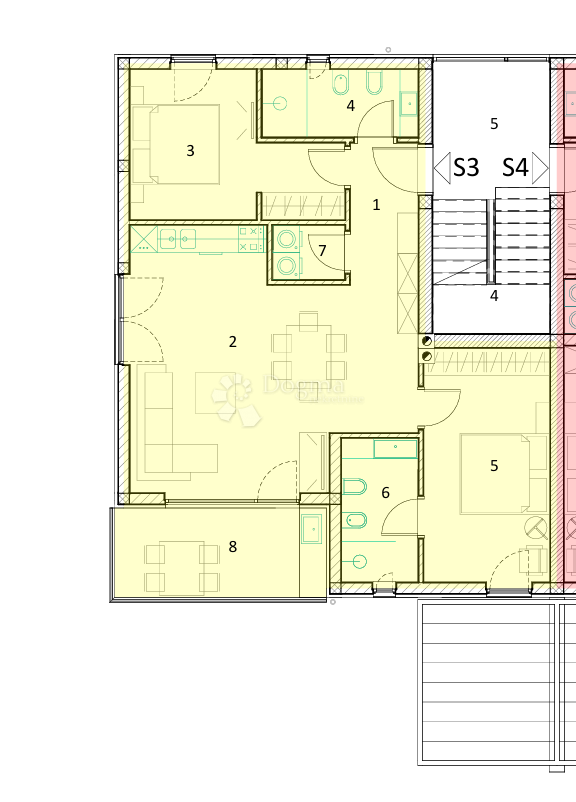 Appartamento Zambratija, Umag, 80,45m2
