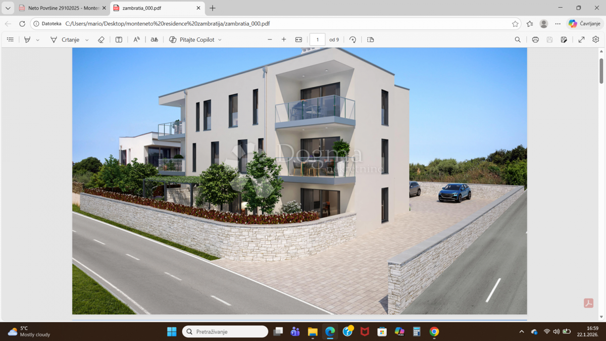 Appartamento Zambratija, Umag, 80,45m2