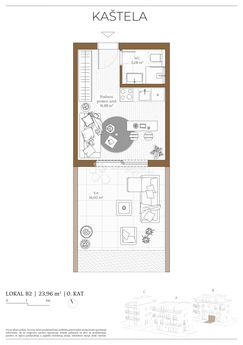 Allogio Kaštel Kambelovac, Kaštela, 79,86m2