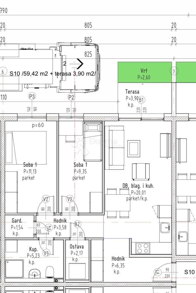 Allogio Gradići, Velika Gorica - Okolica, 44,16m2