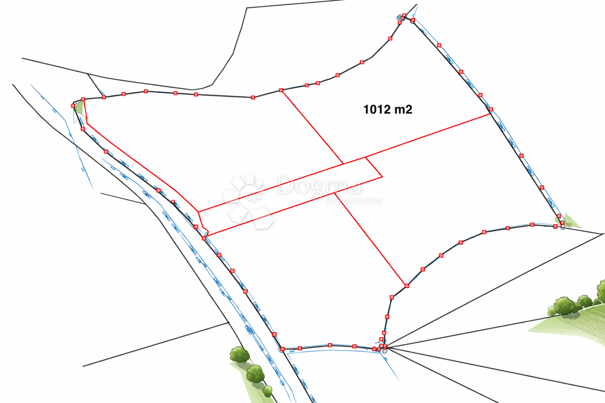 Terreno edificabile Orbanići, Žminj, 3.000m2
