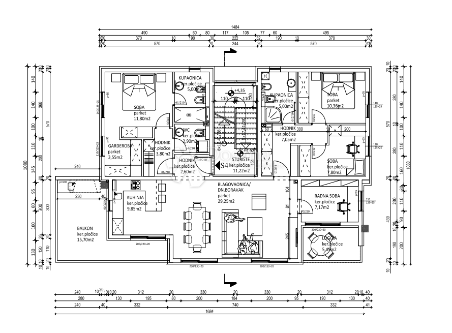 Allogio Podstrana, 62m2