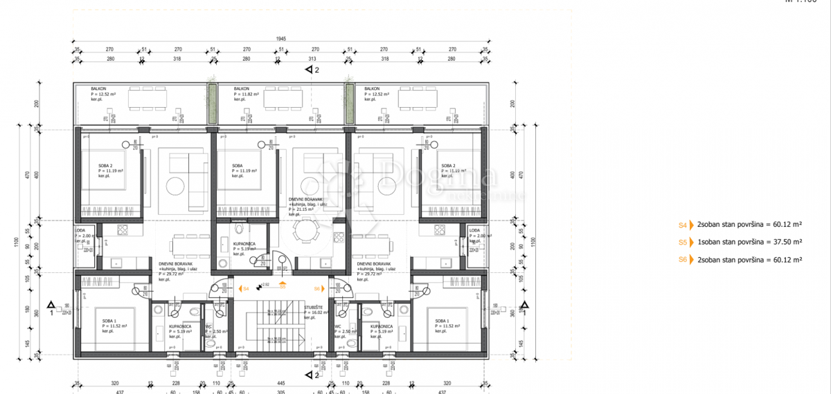 Terreno edificabile Sabunike, Privlaka, 2.984m2
