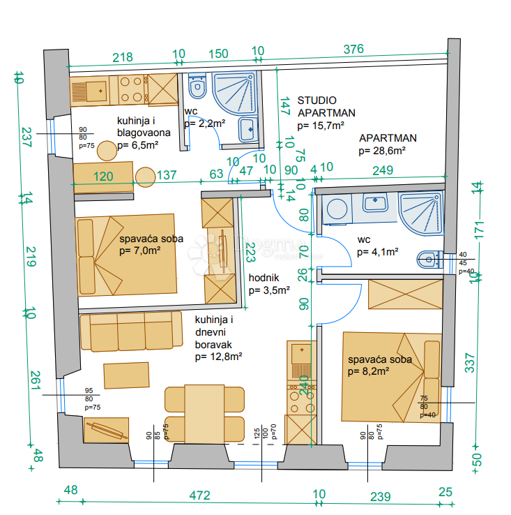 Allogio Rovinj, 46m2