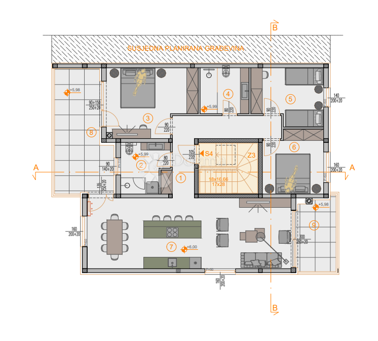 Allogio Štinjan, Pula, 66,27m2