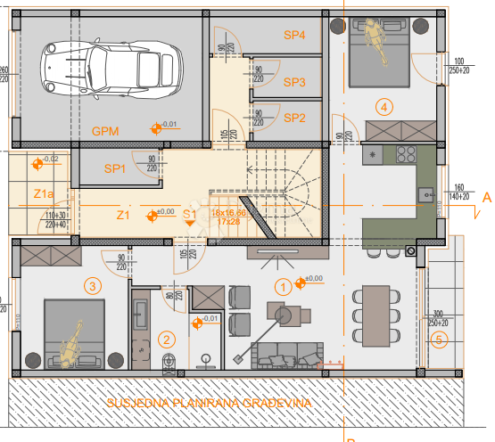 Allogio Štinjan, Pula, 66,27m2