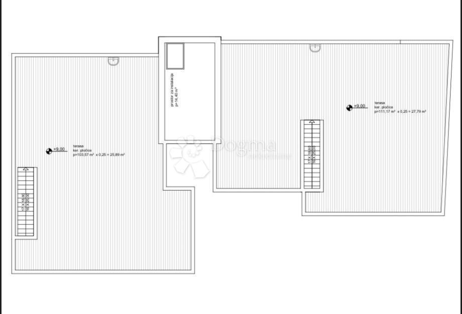 Allogio Diklo, Zadar, 117m2