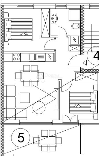 Allogio Valmade, Pula, 47,80m2