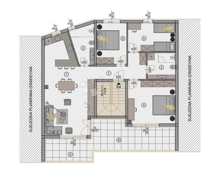 Allogio Centar, Pula, 77,88m2