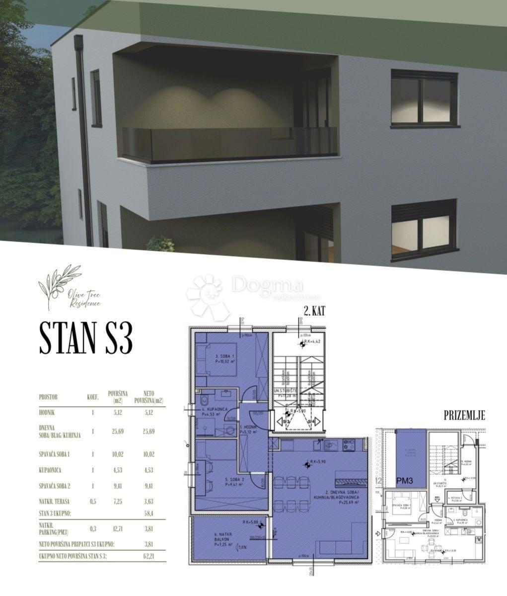 Allogio Kaštel Stari, Kaštela, 62,21m2