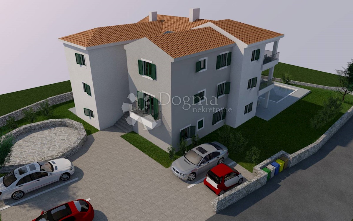 Appartamento Malinska, Malinska-Dubašnica, 107,89m2