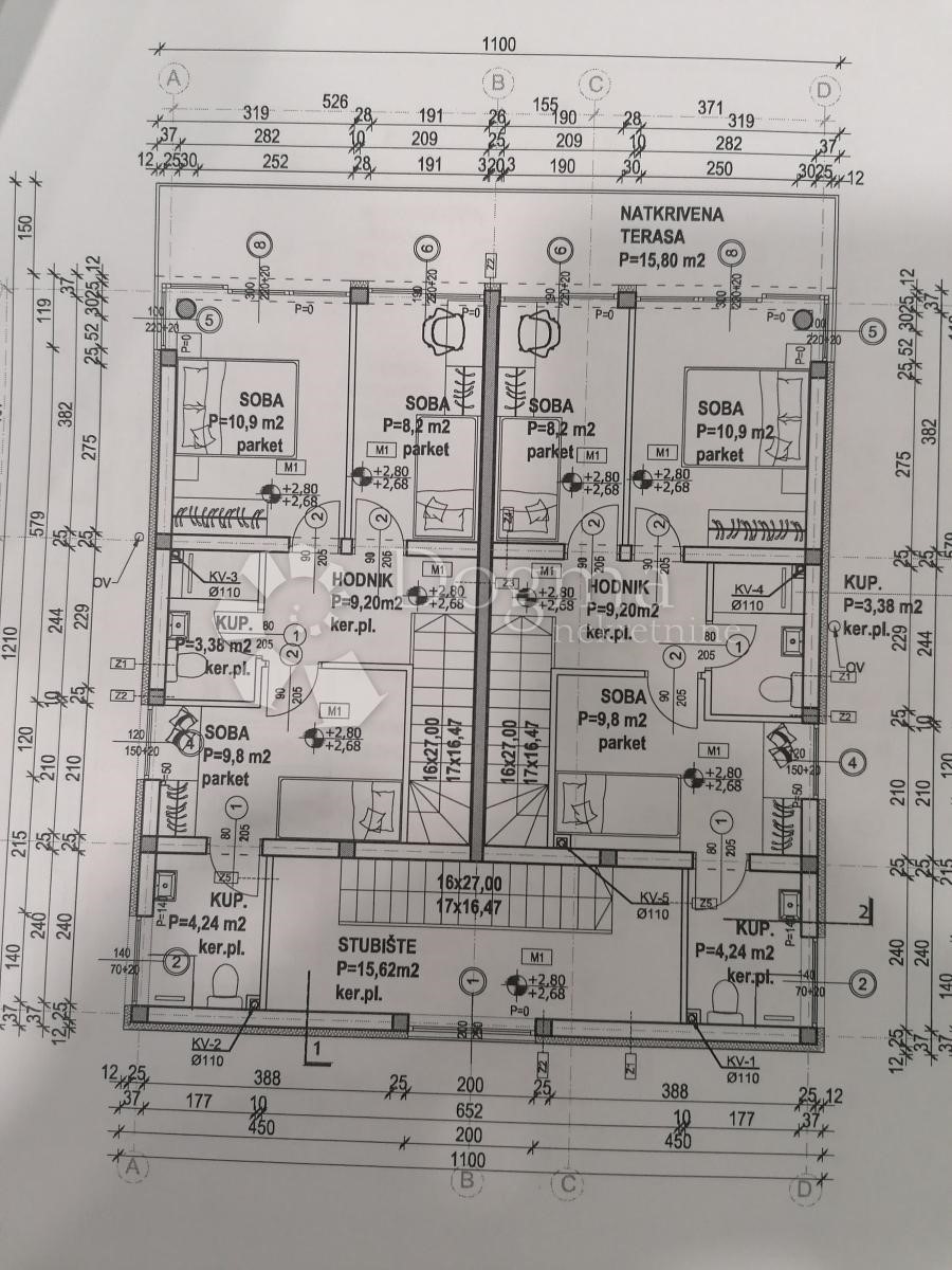 Appartamento Malinska, Malinska-Dubašnica, 120m2