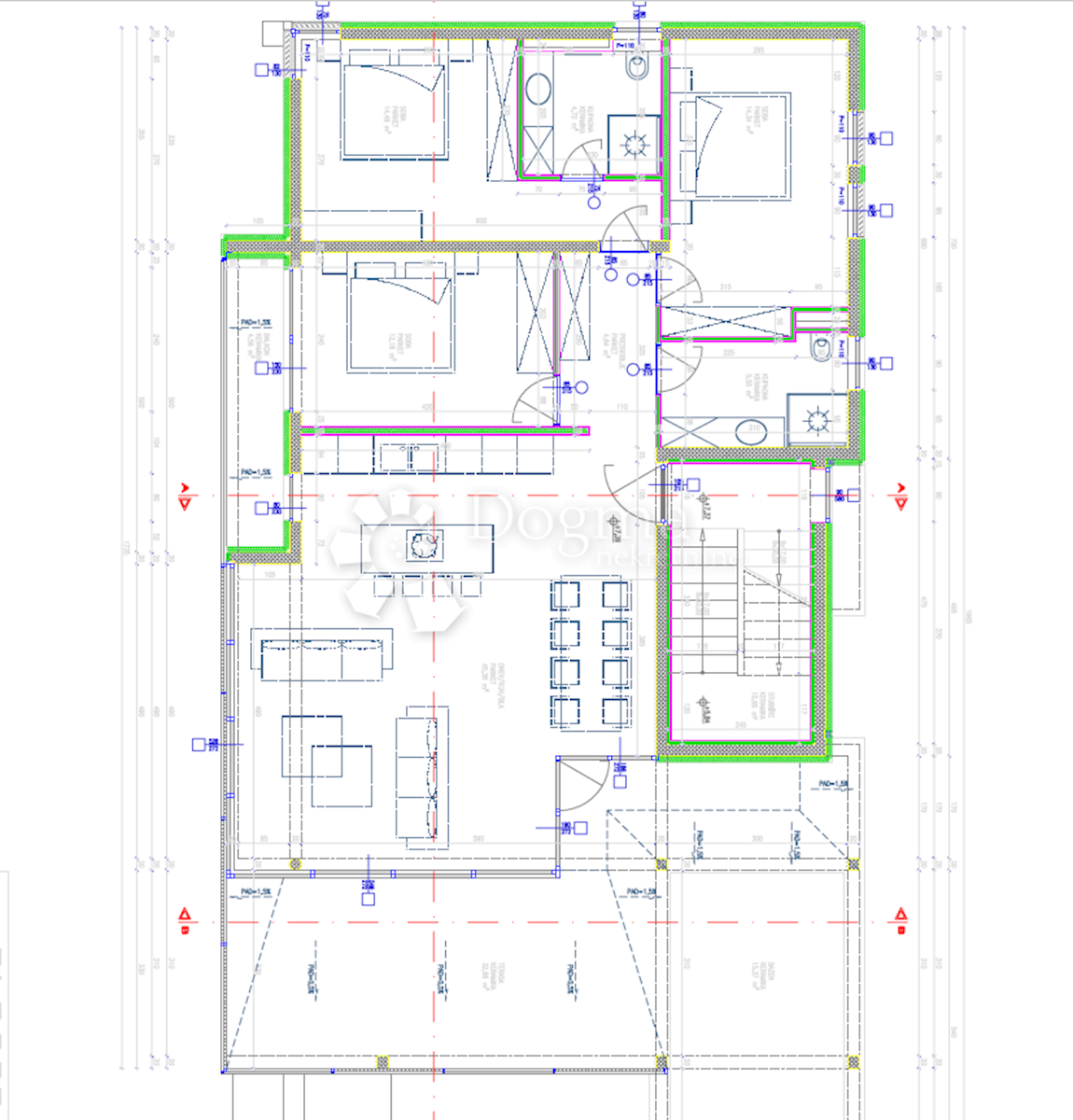 Appartamento Primošten, 120m2