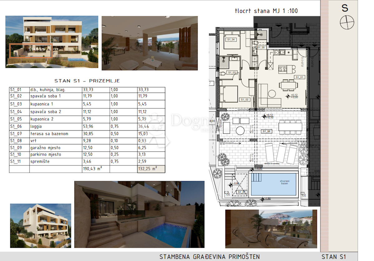 Allogio Primošten, 128,40m2