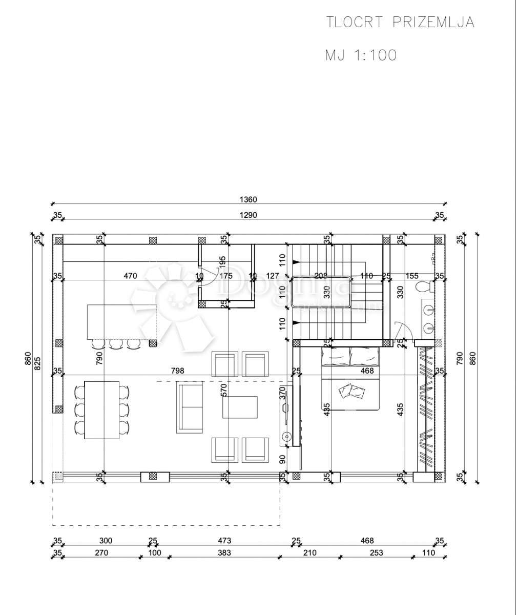 Casa Rogoznica, 185,71m2